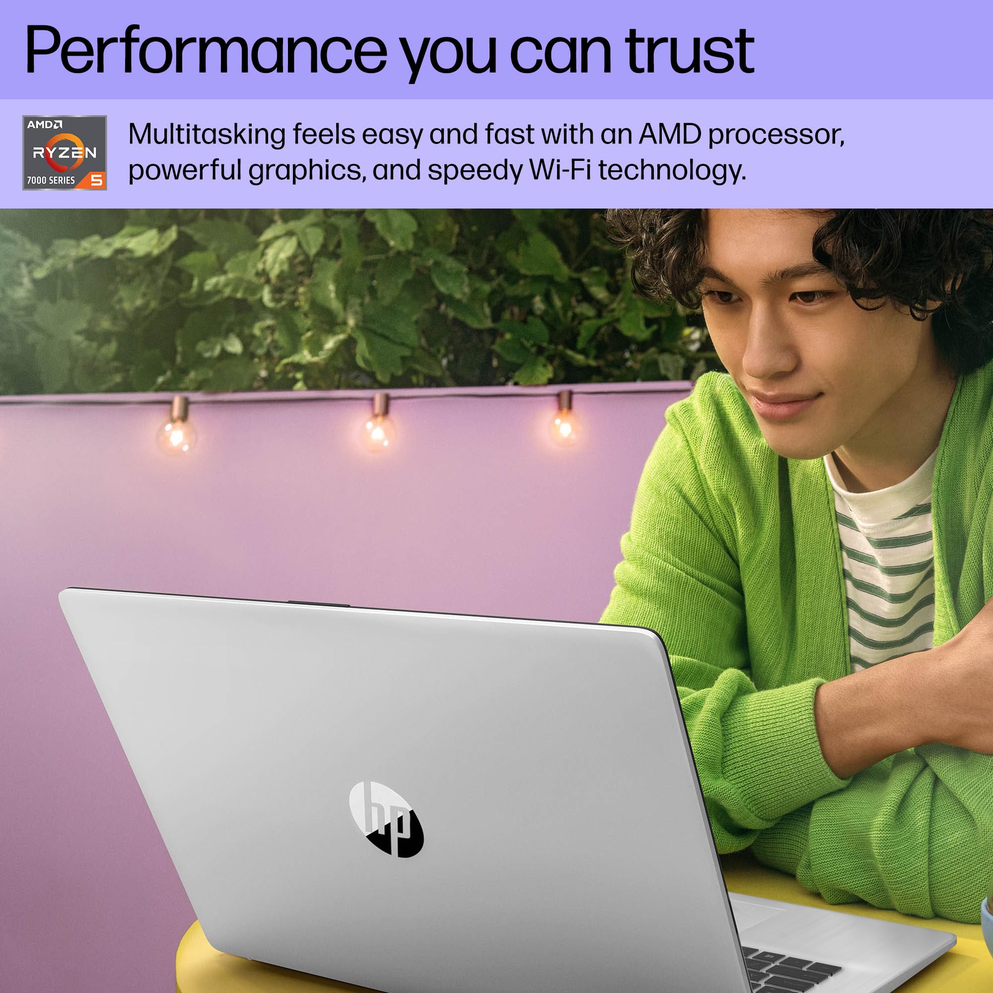 Amazon.co.jp: HP 17.3インチノートパソコン、HD+ディスプレイ、AMD